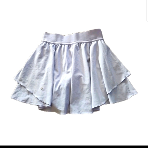Lululemon Womens Court Revival High Rise Tennis Pickleball Skort Pastel Blue 4 - Picture 5 of 12